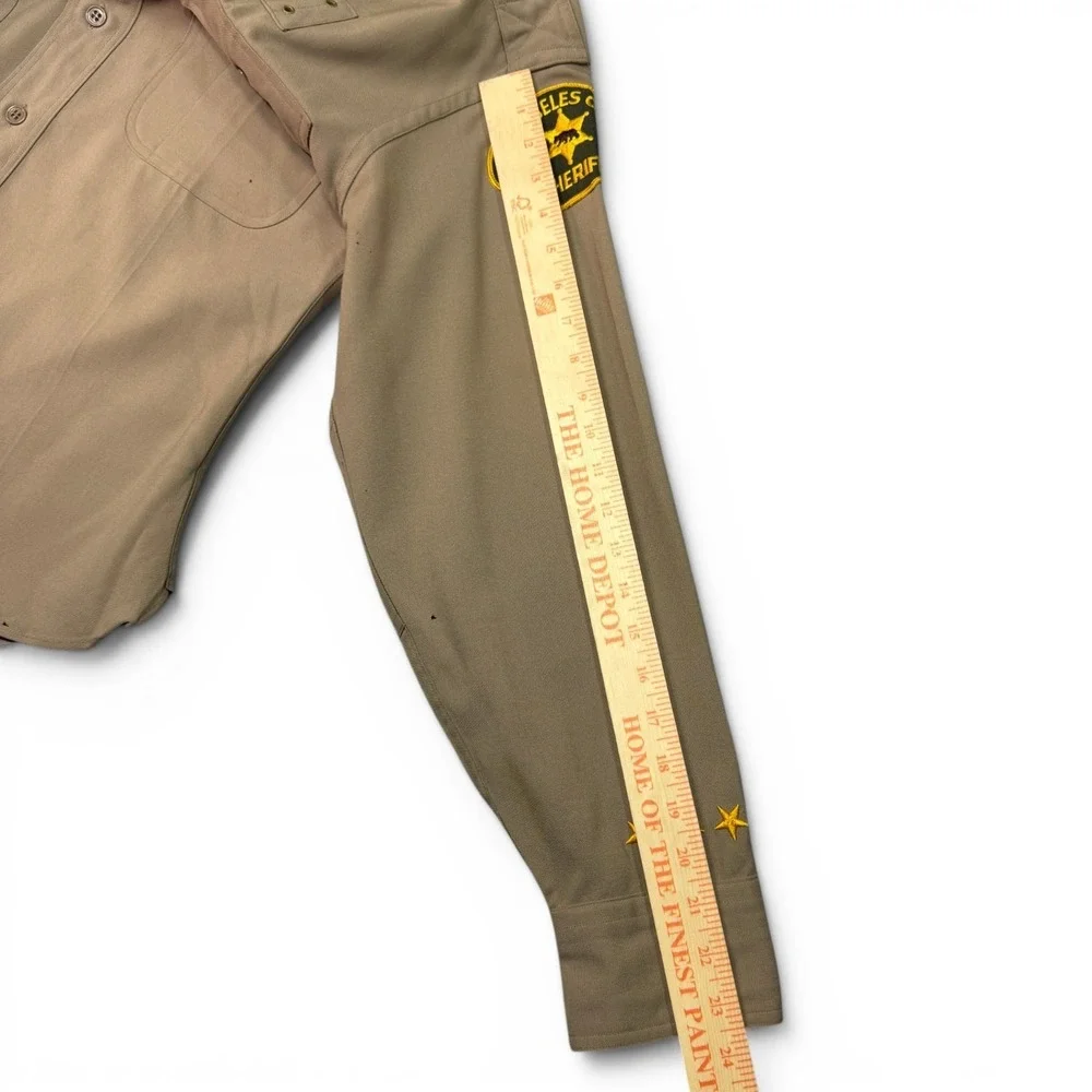 Vintage Los Angeles Sheriff Uniform 44 32 Whipcord Hirsh Uniform Costume 1960s‎